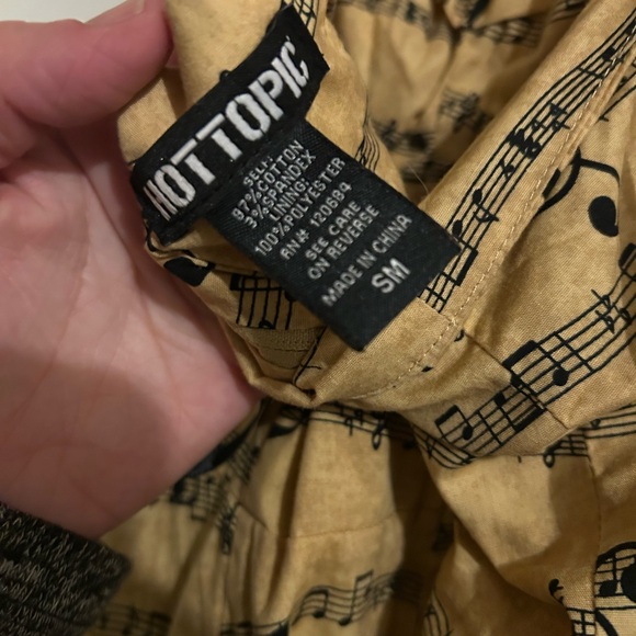 Hot Top Musical Note Halter Dress -size small medium - Picture 9 of 10